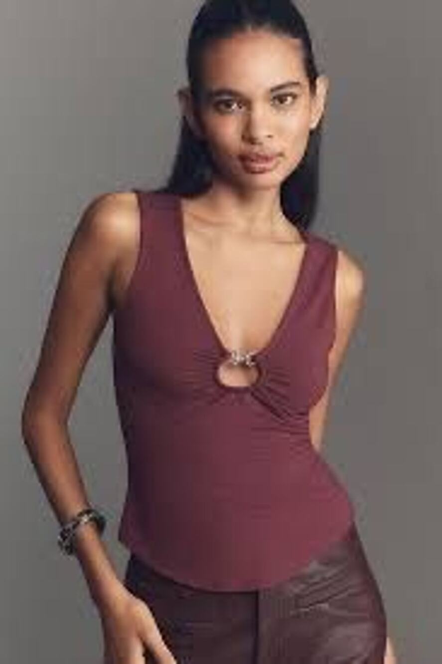 NWT Anthropologie MAEVE LARGE Keyhole Tank Top